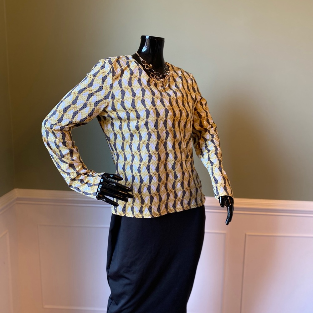 Ideology Pattern Blouse - image 3